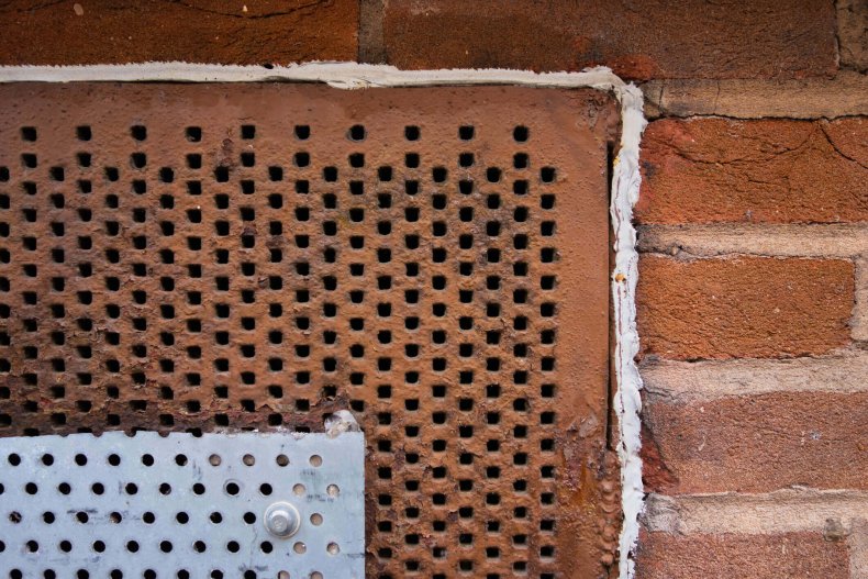 Why do some walls have bricks with holes in them? 
