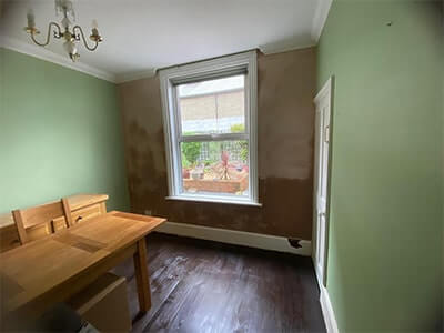 rising damp treatment for a property in Alum Chine Road, Westbourne 