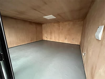 damp treatment and insulation in garage