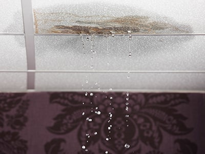 water ingress ceiling